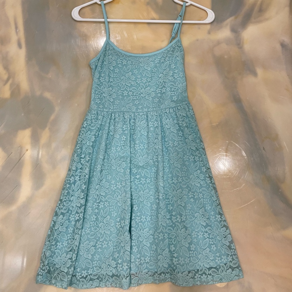 Babyblue flower dress